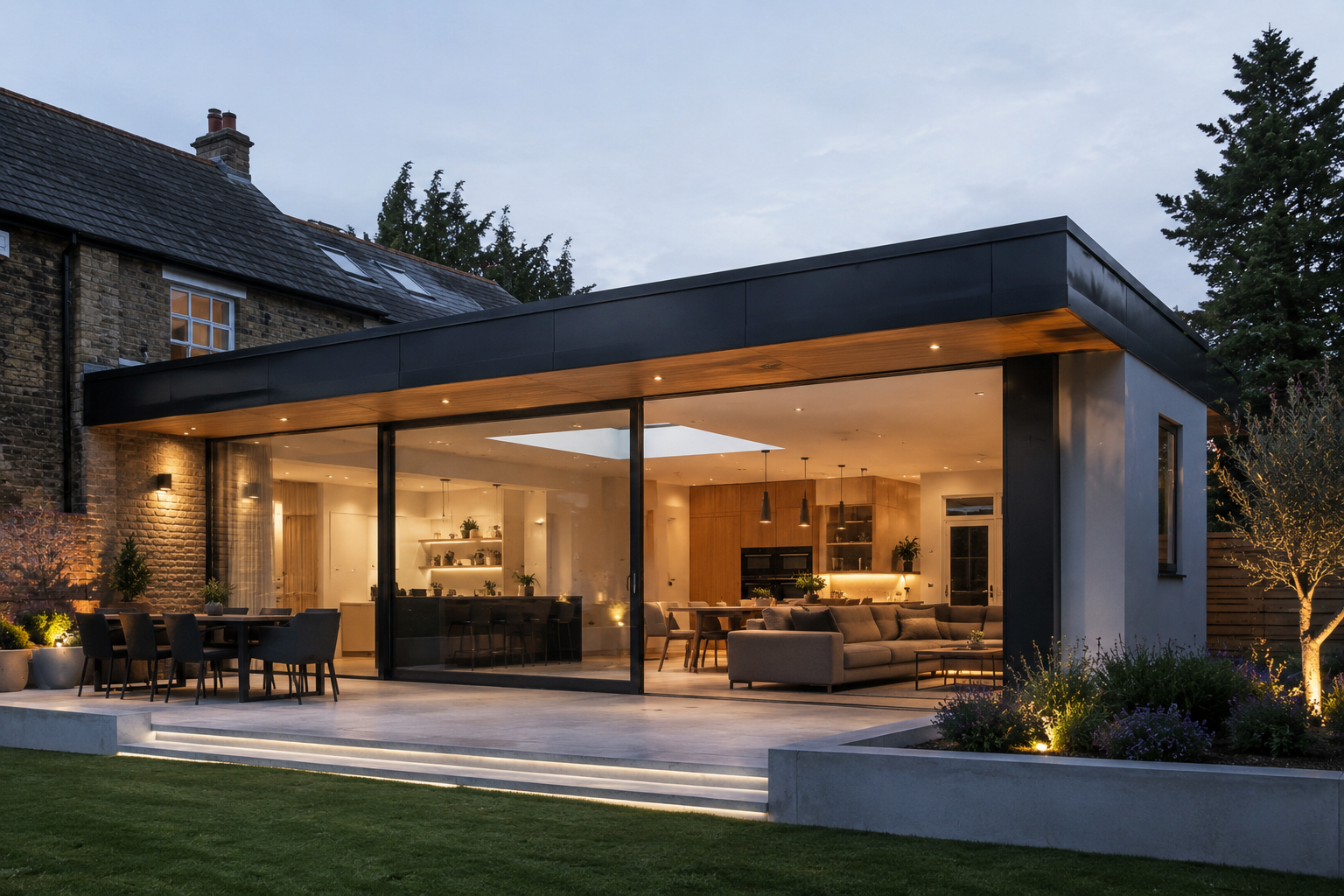 Contemporary residential extension project